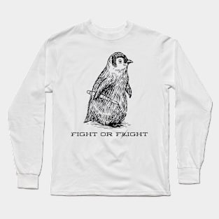 Fight or flight Vintage style Long Sleeve T-Shirt